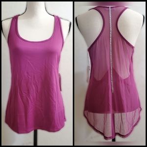 NWT Tank Top with Mesh Back